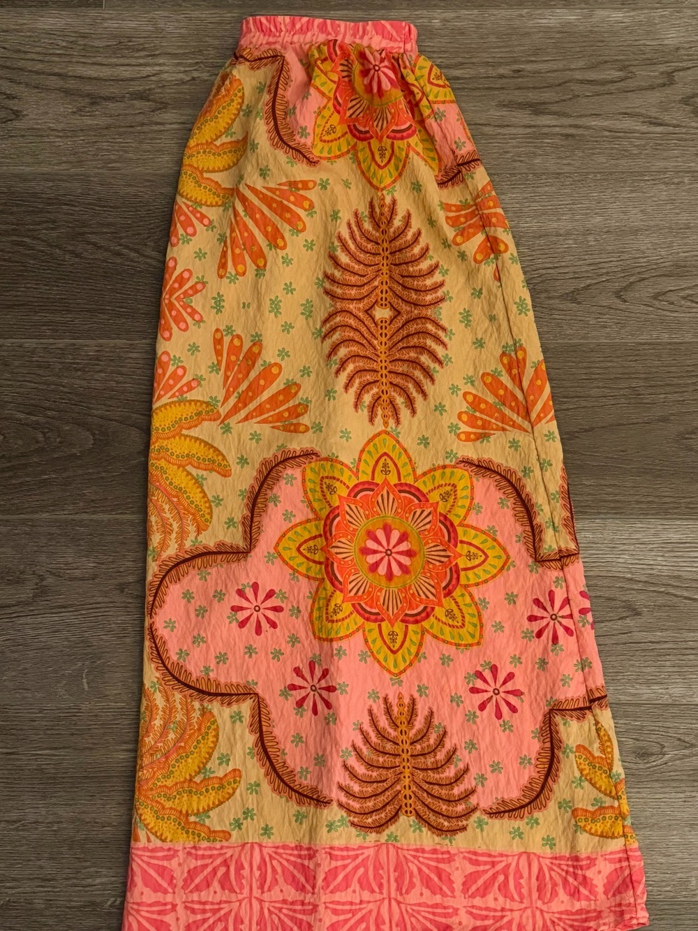 Calypso St. Barth • Boho Floral Print Maxi Skirt